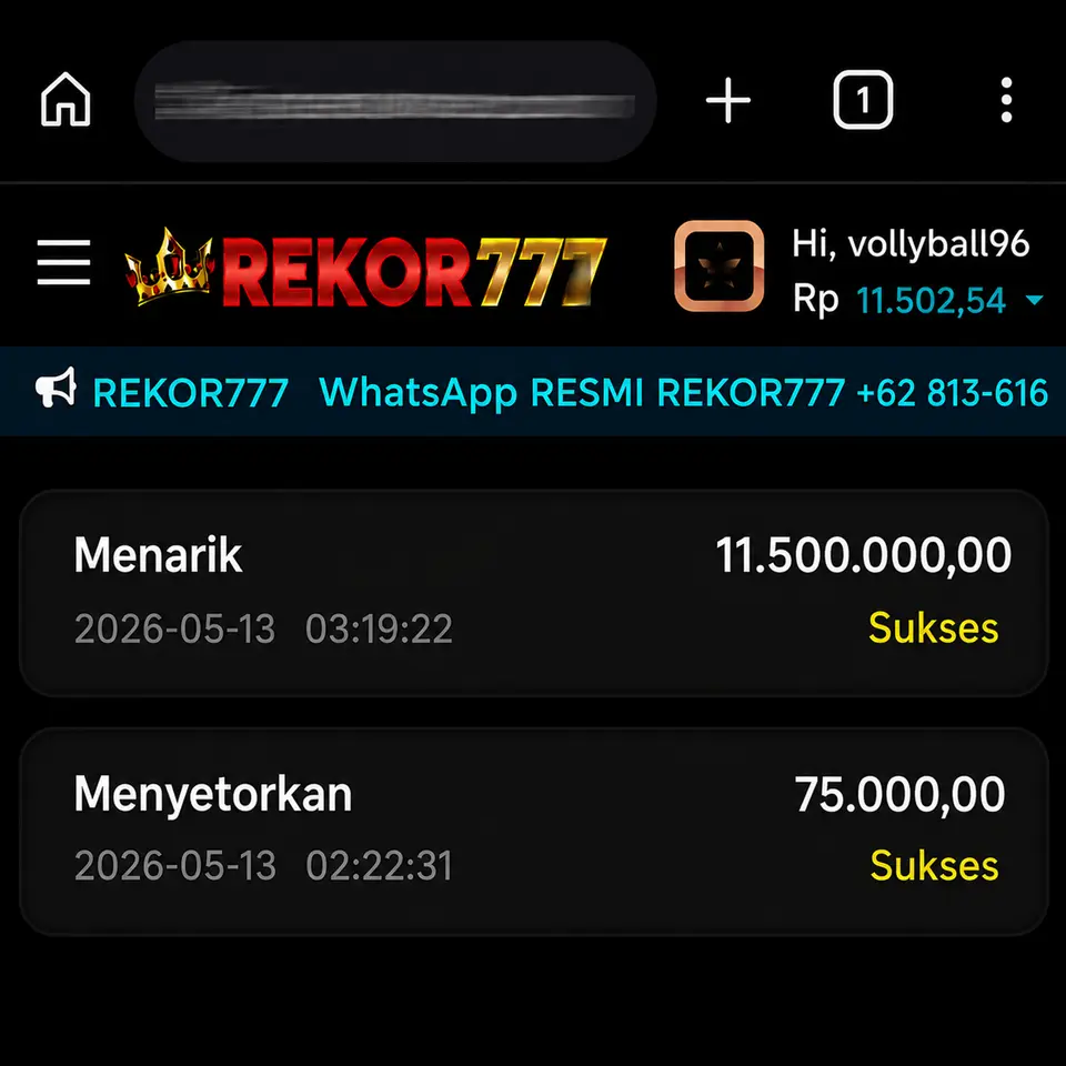 rekor777 APK Resmi Unduh